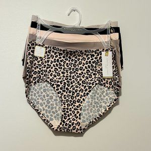 NWT Adrienne Vittadini No-Show Mid-Rise Panties Set of 5